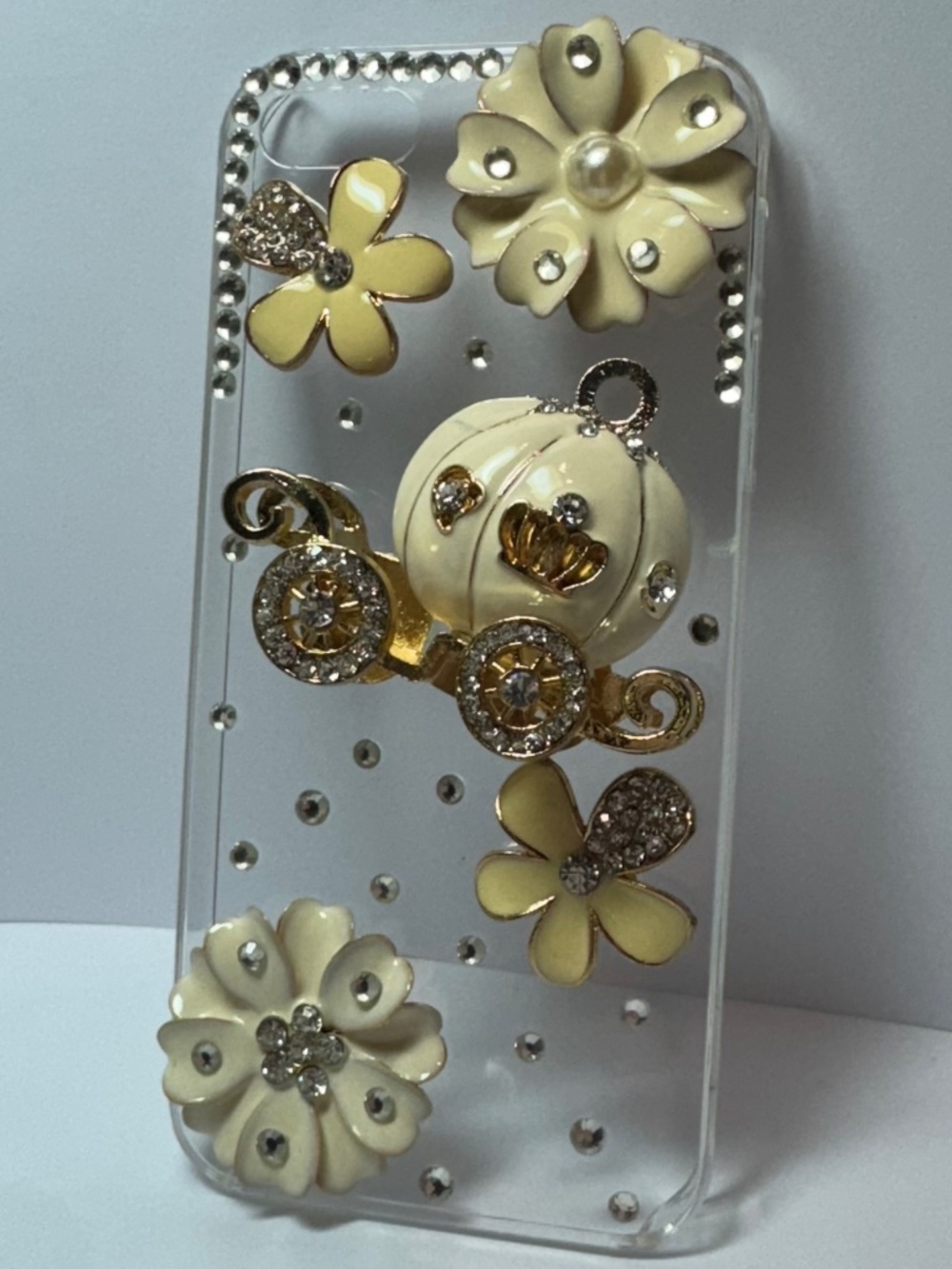 iPhone 5 5s SE 2016 Princess Coquette Cinderella Carriage Bling Case